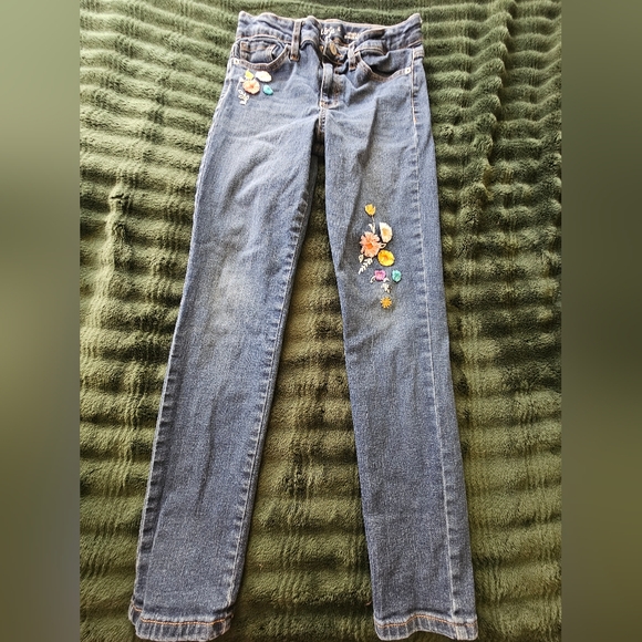 Girls size 12 jeans Hippie Girl, Cat and Jack, Revery Kids, Blue Revival - Picture 2 of 8